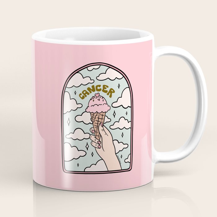 Cancer Ice cream Coffee Mug Gallery Image 1