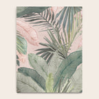 Bali  Pink Jungle Watercolour Palm and Monstera Leaves  Notebook Gallery Image 4