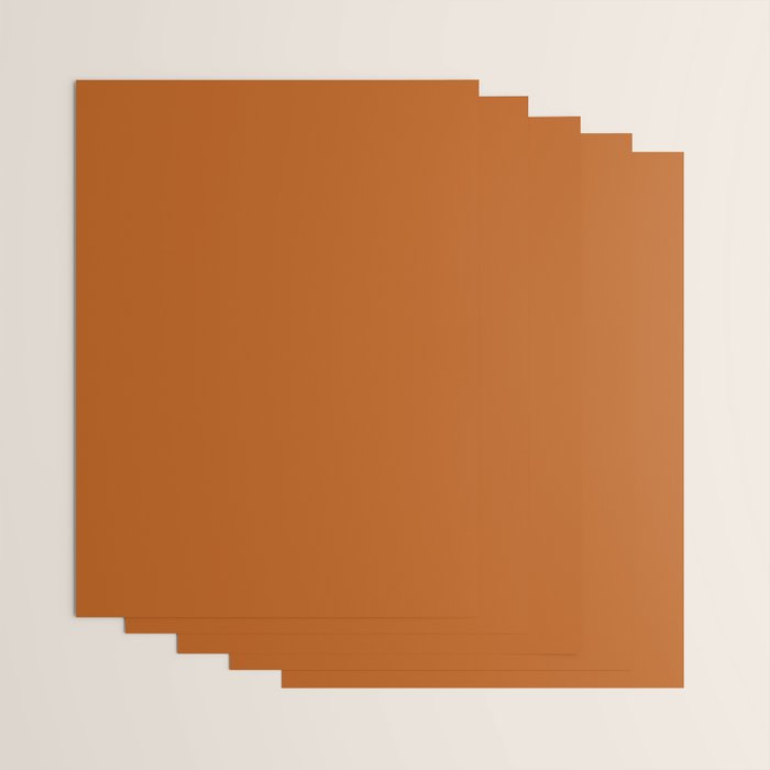 Ginger - Solid Color Collection Wrapping Paper Gallery Image 3