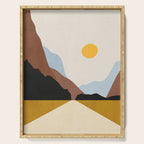 Minimal Art Landscape 9 Serving Tray Gallery Image 1