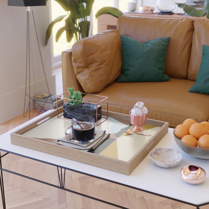 Minimal Art Landscape 9 Serving Tray Gallery Image 2