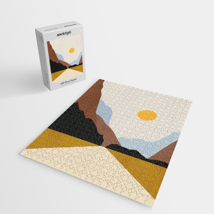 Minimal Art Landscape 9 Jigsaw Puzzle Gallery Image 2