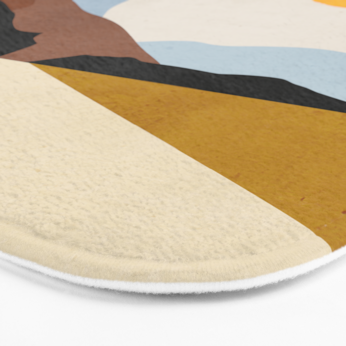 Minimal Art Landscape 9 Bath Mat Gallery Image 3