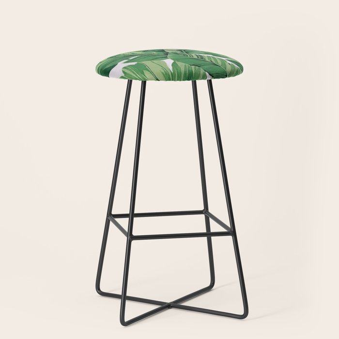 Tropical banana leaves V Stool Gallery Image 1