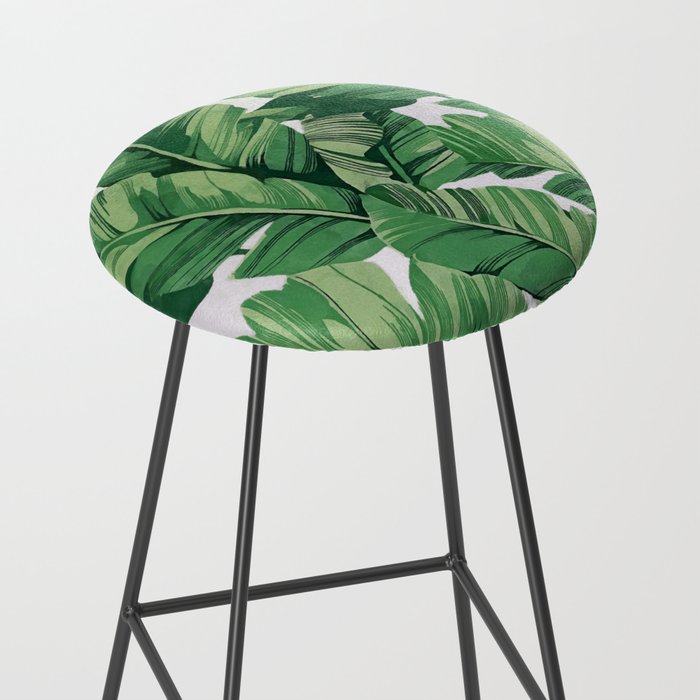 Tropical banana leaves V Stool Gallery Image 2