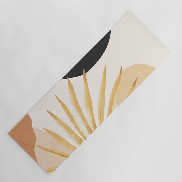 Abstract Art Tropical Leaf 14 Yoga Mat Gallery Image 1