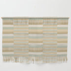 Mixed Stripes Pattern XXII Natural Boho Wall Hanging Gallery Image 1