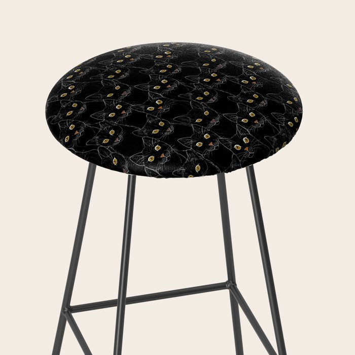 Black Cat Portraits Stool Gallery Image 2