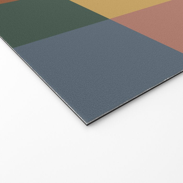 Bold Retro Checks Pattern - Large XI Welcome Mat Gallery Image 2