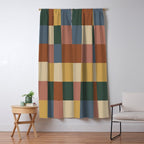 Bold Retro Checks Pattern - Large XI Window Curtain Gallery Image 5