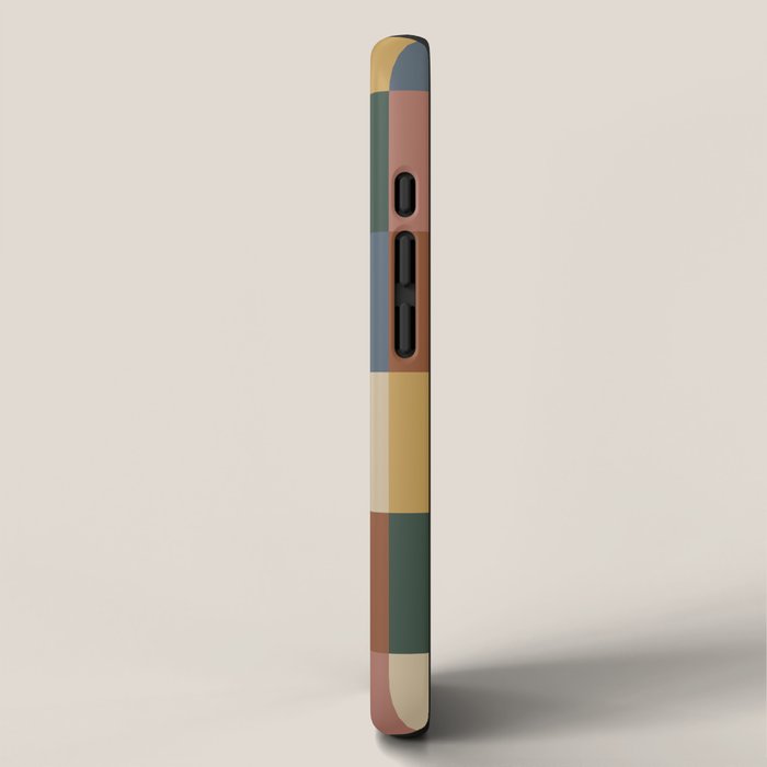 Bold Retro Checks Pattern - Large XI iPhone Case Gallery Image 2