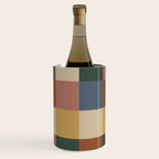 Bold Retro Checks Pattern - Large XI Wine Chiller Gallery Image 1
