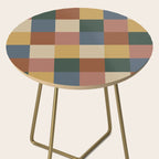 Bold Retro Checks Pattern - Large XI Side Table Gallery Image 2