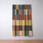 Bold Retro Checks Pattern - Large XI Window Curtain Gallery Image 3