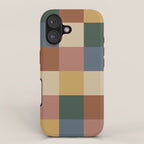 Bold Retro Checks Pattern - Large XI iPhone Case Gallery Image 1