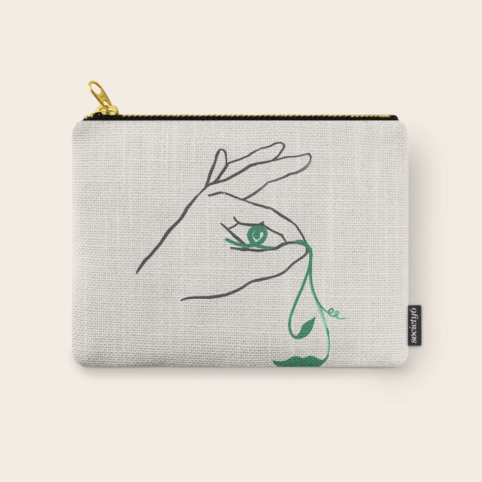 Lady green Carry All Pouch Gallery Image 1