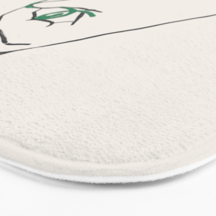 Lady green Bath Mat Gallery Image 3