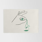 Lady green Rug Gallery Image 2