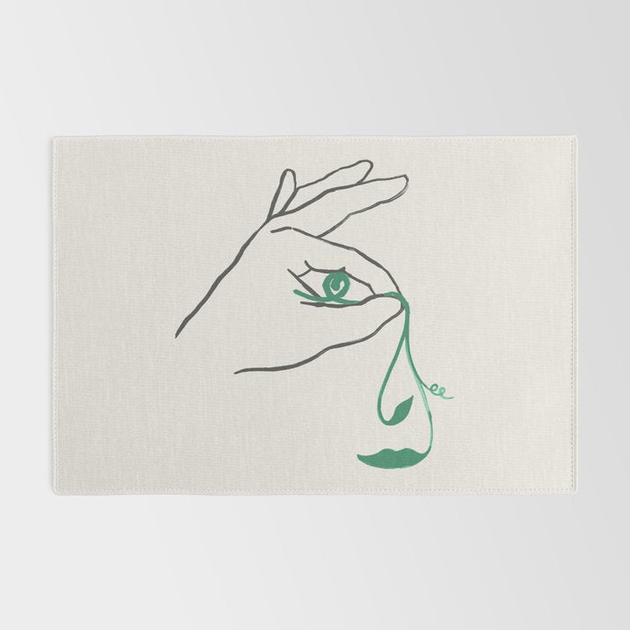 Lady green Rug Gallery Image 2