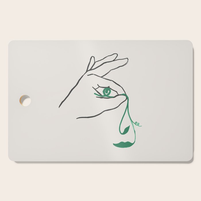 Lady green Cutting Board Gallery Image 1