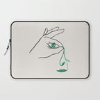 Lady green Laptop Sleeve Gallery Image 1