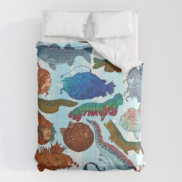 Reverse Mermaids 2021 Comforter Gallery Image 6