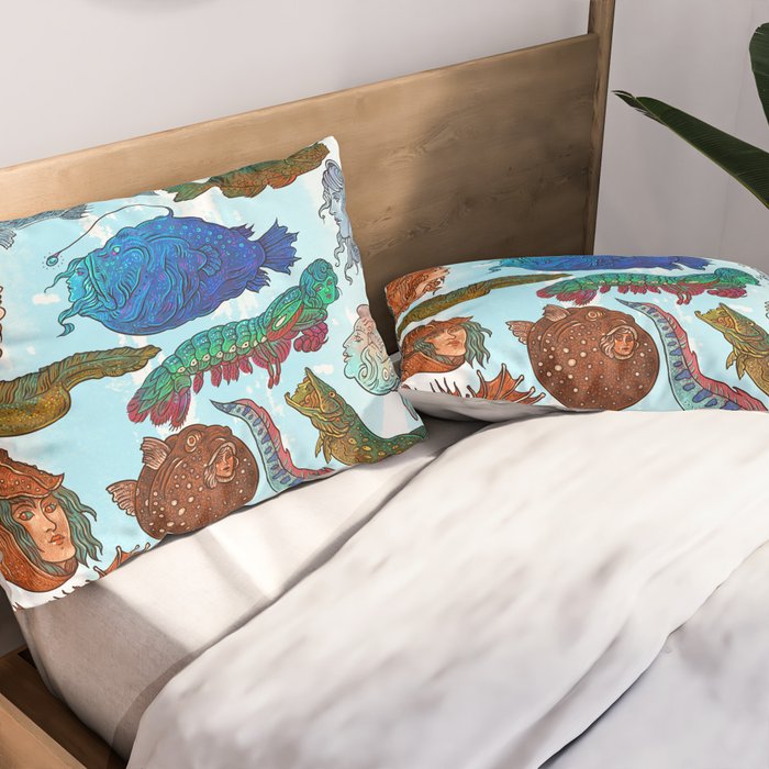 Reverse Mermaids 2021 Pillow Sham Gallery Image 2