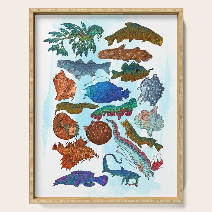 Reverse Mermaids 2021 Serving Tray Gallery Image 1