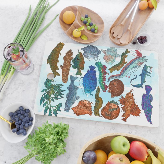 Reverse Mermaids 2021 Cutting Board Gallery Image 2