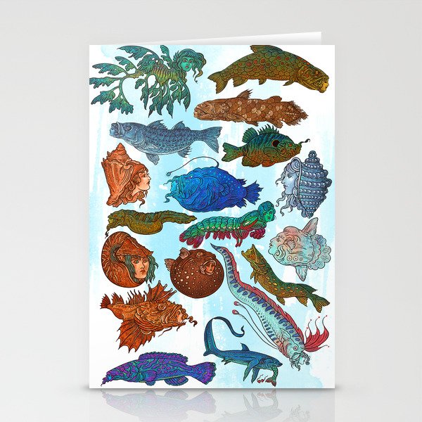 Reverse Mermaids 2021 Stationery Card Gallery Image 2