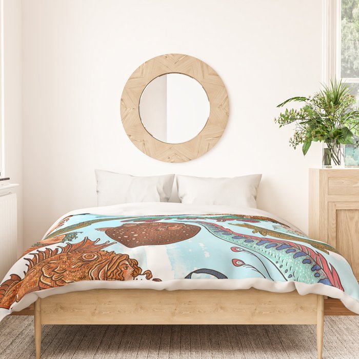 Reverse Mermaids 2021 Duvet Cover Gallery Image 3