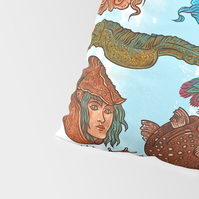 Reverse Mermaids 2021 Pillow Sham Gallery Image 4