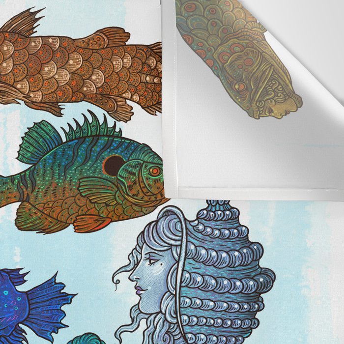 Reverse Mermaids 2021 Wall Tapestry Gallery Image 3