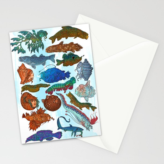 Reverse Mermaids 2021 Stationery Card Gallery Image 2