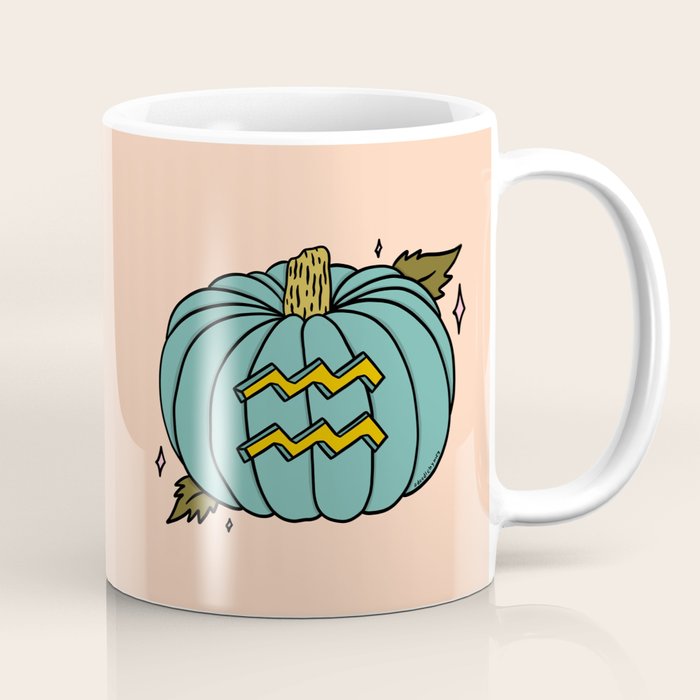 Aquarius Pumpkin Coffee Mug Gallery Image 1