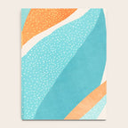 Abstract Tropics in Orange and Blue Notebook Gallery Image 4
