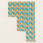 Abstract Tropics in Orange and Blue Wallpaper Gallery Image 3