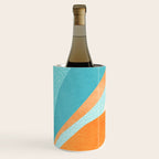 Abstract Tropics in Orange and Blue Wine Chiller Gallery Image 3