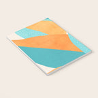 Abstract Tropics in Orange and Blue Notebook Gallery Image 3