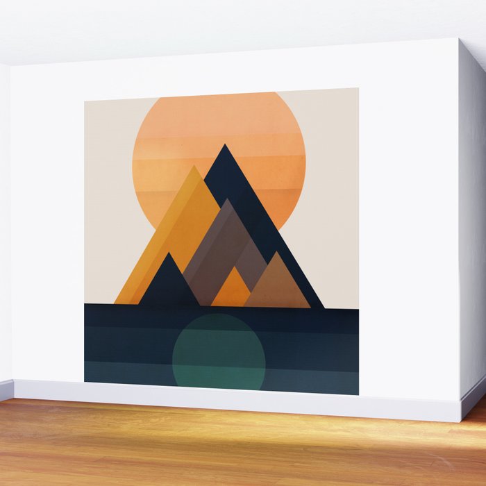 Twin Sun Wall Mural Gallery Image 2