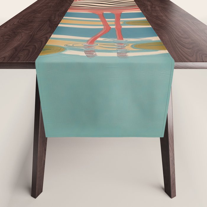 Pink Flamingo Table Runner Gallery Image 1