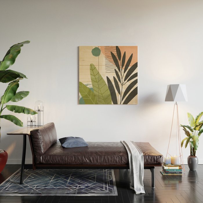 Elegant Shapes 28 Wood Wall Art Gallery Image 2