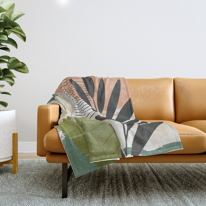 Elegant Shapes 28 Throw Blanket Gallery Image 1
