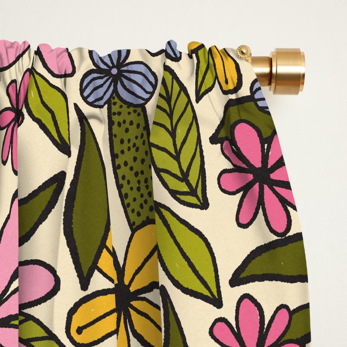 Summer Garden #11 Window Curtain Gallery Image 2