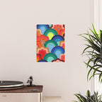 70s rainbow flowers sunset colors Poster Gallery Image 2