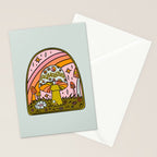 Aquarius Mushroom Stationery Card Gallery Image 2