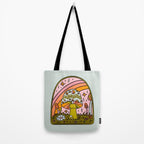 Aquarius Mushroom Tote Bag Gallery Image 2