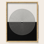 Circular Lines III Black & White Serving Tray Gallery Image 1