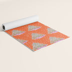 Seasons Greetings Snowy Christmas Tree with Presents Yoga Mat Gallery Image 2