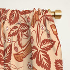 Summer Camping - Copper Peach Window Curtain Gallery Image 2